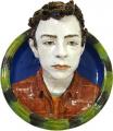 

Rosi Steinbach: Karl, 2017, Ceramic, glazed, 38 x 35 x 24 cm

